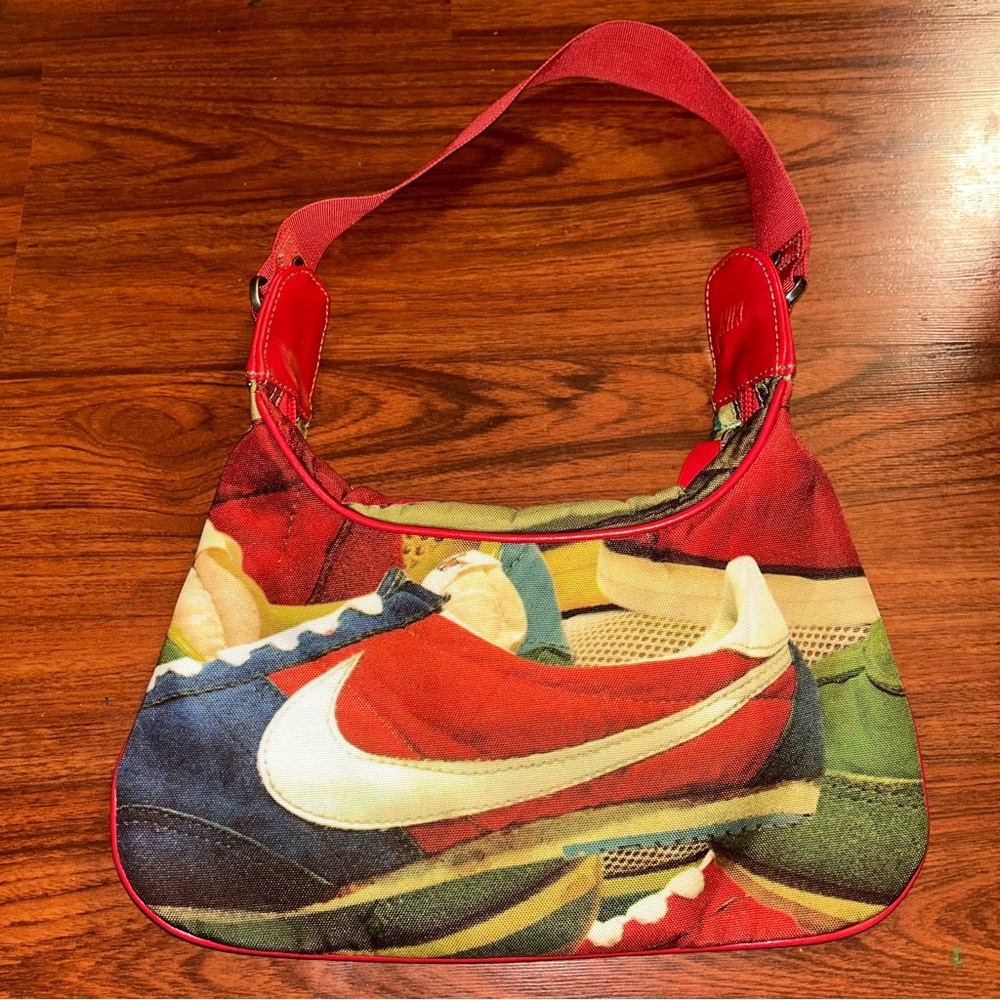 VTG NIKE Cortez Baguette Women’s  Shoulder Bag Y2K Retro Nostalgic Streetwear